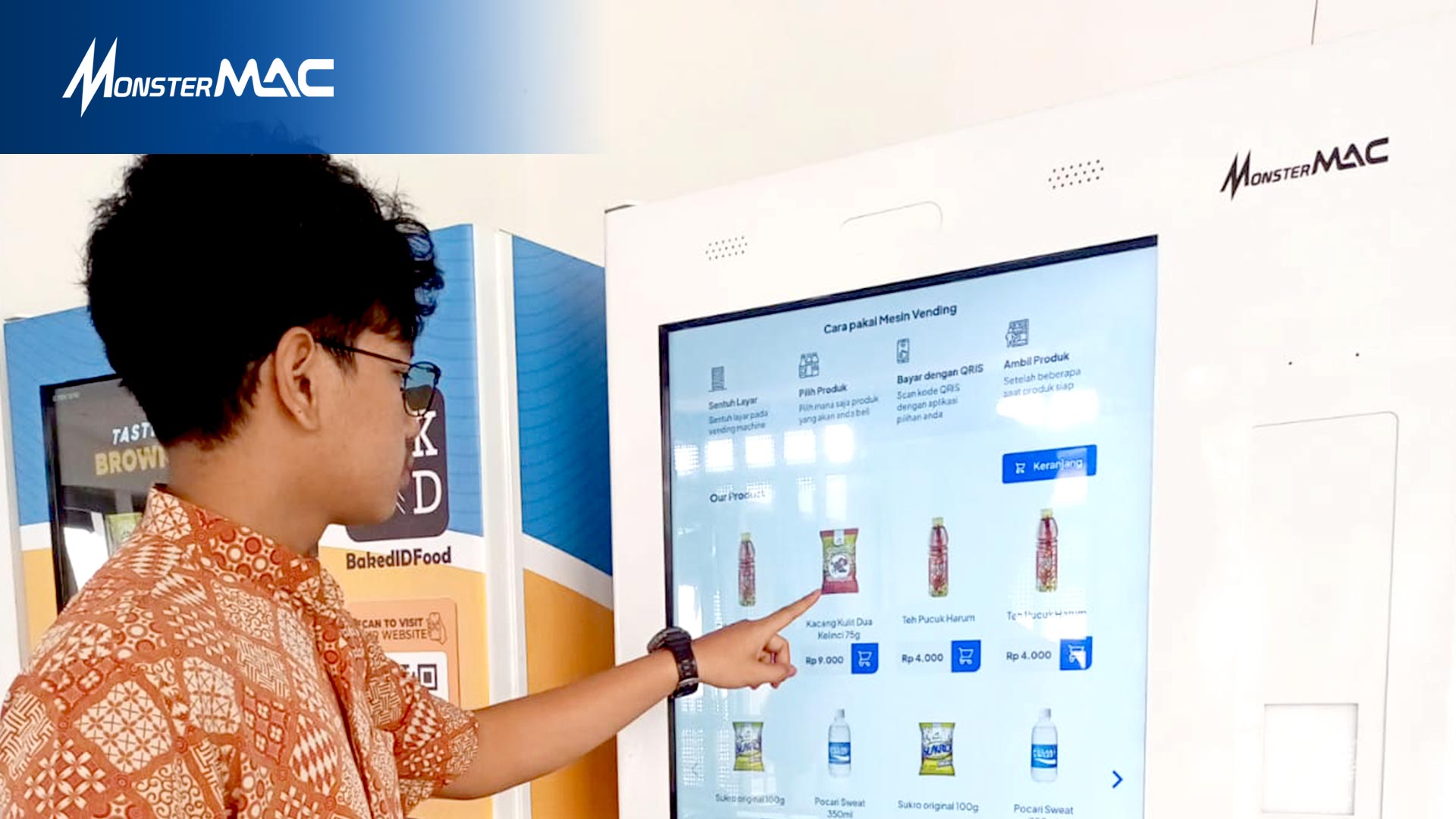 Cara Menggunakan vending Machine